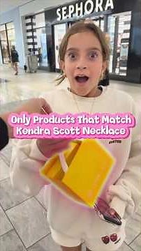 Will I Get to Keep the Kendra Scott Necklace?! #sephora #shopping #haul #shoppinghaul #shorts