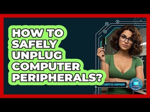 How To Safely Unplug Computer Peripherals?