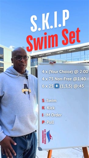 The one set you can SKIP (😉), courtesy of Albany Armada Aquatics Masters Coach Kevin Brown. | U.S. Masters Swimming