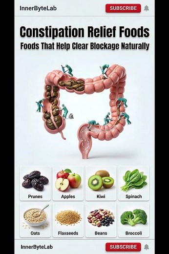 8 Constipation Relief Foods | Clear Blockage Naturally