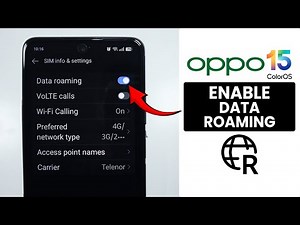 [ColorOS 15] How to Enable Data Roaming on ANY Oppo Phone - Data Roaming Setting