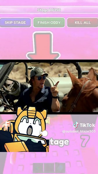 Cade Yaegar is the Autobots’s babysitter and no one can change my mind lol. #transformers #optimusprime #bayverse #babysit #autobots