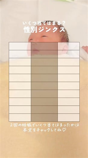 性別ジンクス総まとめ
