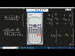 10-Inverse of matrix using Gauss Jordan method