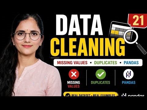 Day 21 – Data Cleaning in Pandas 🔥 Missing Values, Duplicates & Real Dataset | Python Data Science