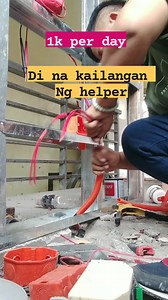 Malaki na arawan naghahanap pa ng helper wagna na... #electrical #installation #letsgo | Arnold A Carreon