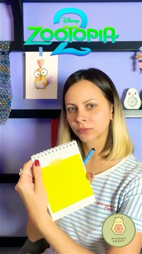 I made them SING with sticky notes! 😲 Zootopia 2 Art #shorts