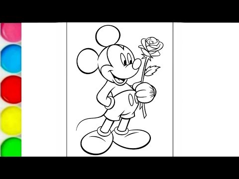 How to draw Mickey mouse Mickey mouse clubhouse,Disney junior, mickey mouse drawing