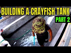Crayfish tank construction | Grow crayfish for food #2