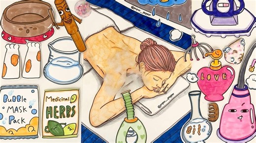 【paper pepper】[🚀paper ASMR] 为疲惫的你完美休息，用香草面膜和精油享受舒适背部按摩 放松背部按摩 深度护理（2025.9.21）