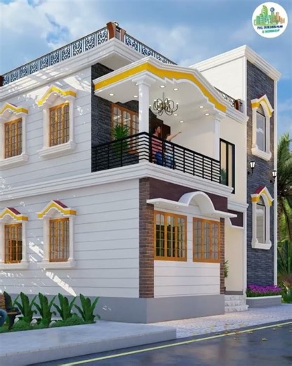 Modern 3D Elevation Design 🏠 | House Exterior Design #Shorts