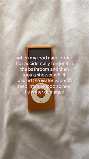 like yes it’s my fault but how was i supposed to know 💔 #ipod #ipodnano #physicalmedia #music #whimsical