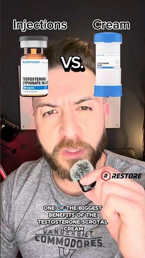 Testosterone injections VS cream. Who you got?