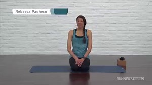 This pose feels om-azing after a run. | Runner's World