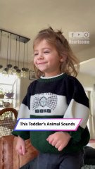 Toddler imitates animals—cutest sounds you’ll ever hear! | Heartsome 💖
