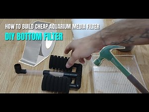 Build a cheap and easy Aquarium Bottom Filter - DIY Tutorial
