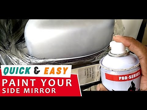 Paint Car Side Mirror Cover || Car Spray Paint | Easy & Quick Steps