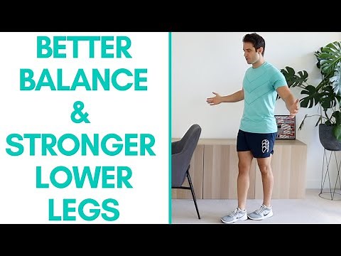Balance Exercises For Over 60s (7 Minutes) | Static & Dynamic Balance Exercises