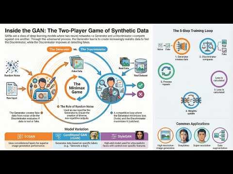 Generative Adversarial Networks #GANs #GenerativeAdversarialNetworks #DeepLearning #TechInterview