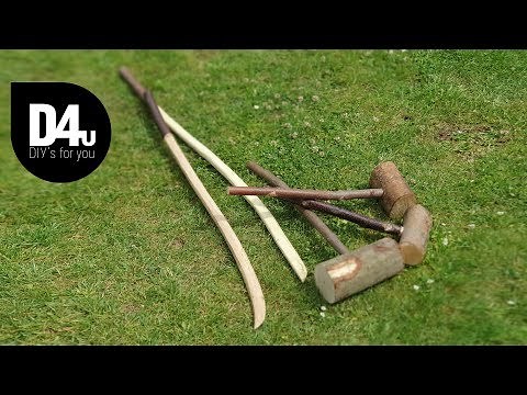 How to make a Wooden Kids Sword easy and quick, DIY Tutorial