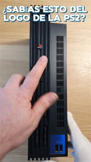 Did you know this about your PS2? The physical PlayStation logo can be rotated... #PS2 #PlayStation2
