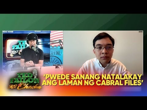 ‘Cabral files,’ ilalabas na ni Rep. Leviste | Ted Failon & DJ Chacha