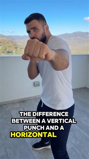 Alex Orphanides | Martial Arts Coach on Instagram: "Vertical Punch vs Horizontal Punch — What Actually Changes ⚡🥋 No matter how you punch, power always comes from the feet, hips, and shoulders. That foundation stays the same. The difference lies in the rotation. With a horizontal punch, the elbow, shoulder, and wrist rotate as the punch travels. This creates additional motion and a longer rotational pathway. With a vertical punch, the arm stays more aligned and compact, reducing unnecessary mov