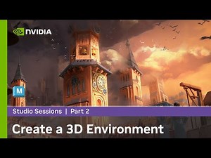 How to Create a Stylized 3D Environment w/ Florent Boston Part 2: Making 3D Base