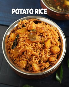 1.1M views · 3.1K reactions | Potato Rice | Aloo Rice Recipe | Lunch...