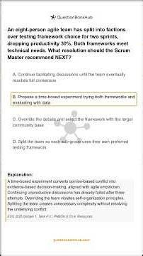 PMP Q14: Framework Faction Disputes | PMBOK 8 #PMP #Shorts