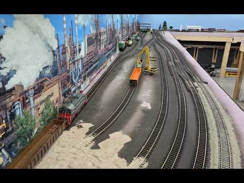 K&W HO Scale Model RR, Construction Update #67 - More testing than work done on the steel mill
