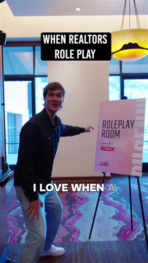 Have you ever tried Real Estate Role Play? They say other role play scenarios are more exciting, but nothing quite gets us going like the tension between a prospect and their agent. It’s palpable. That’s why more and more conferences are introducing Role Play rooms. Experience it once, and you’ll never forget. #realestate #realtor