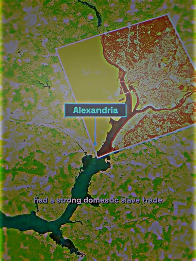 Why was the District of Columbia split? #usa #dc #usastates #geography #geopolitics#shorts