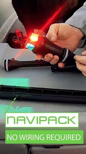 No Wiring Nav Light Solution For Small - Med Boats #shorts