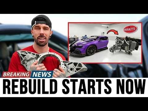 The $6M Bugatti Rebuild Finally Begins — Mat Armstrong