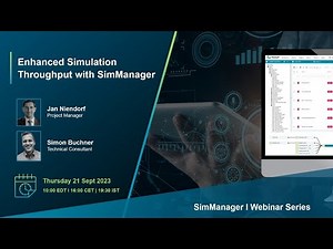 Enhanced Simulation Throughput with SimManager I Hexagon On-demand webinar