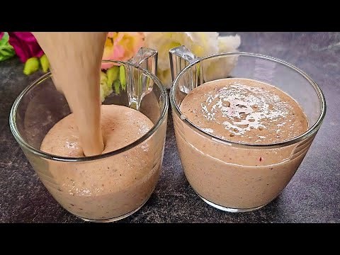 Healthy breakfast for weight loss with oats, apple and blueberries! No sugar, no egg!