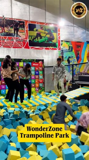 wonder zone trampoline park on Instagram: "Welcome to the land of unlimited fun, thrill & adventure – 𝗪𝗼𝗻𝗱𝗲𝗿𝘇𝗼𝗻𝗲 𝗧𝗿𝗮𝗺𝗽𝗼𝗹𝗶𝗻𝗲 𝗣𝗮𝗿𝗸! 🎉✨ Get ready to feel the adrenaline rush as you bounce sky-high on massive trampolines 🤸‍♂️, race your friends on high-speed go-karting tracks 🏎️💨, and turn every moment into a memory worth sharing! 🔥 But that’s not all 👀 Dive into exciting attractions like the 𝗦𝗸𝘆 𝗦𝘁𝗲𝗽𝗽𝗲𝗿 🚶‍♂️✨, scream your way down the thrilling 𝗗𝗼𝗻𝘂𝘁 𝗦