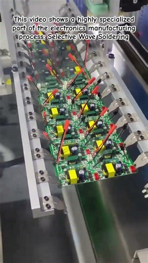 The Art of Precision:Automated Wave Soldering for PCBs #ElectronicsManufacturing #PCB #WaveSoldering