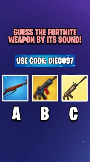 🤔GUESS THE FORTNITE WEAPON BY ITS SOUND