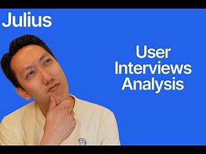 Julius AI for Product Managers ep.1: How to Analyze Dozens of User Interviews in Minutes with AI