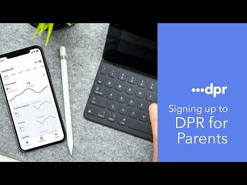 DPR for Parents: Signing up