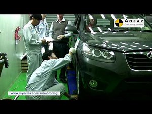 ANCAP Crash Test of the Hyundai Santa Fe video car review - NRMA Drivers Seat