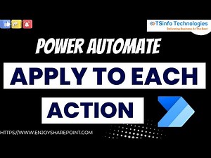 Learn About Power Automate Apply to each Loop | How to Use Power Automate Apply to each Action