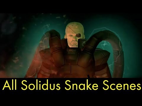 Metal Gear Solid 2: All Solidus Snake Scenes [HD]
