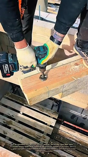 Smart Timber Framing Drill Trick That Speeds Up Construction