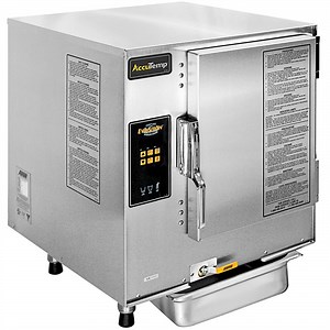 AccuTemp N61201D060 Evolution 6 Pan Countertop Natural Gas Boilerless Connectionless Steamer - 60,000 BTU