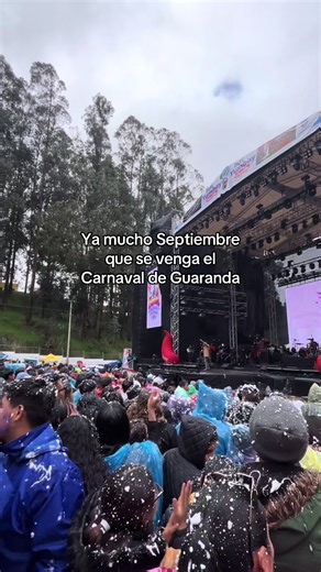 Ya mucho Septiembre que se venga el Carnaval de Guaranda