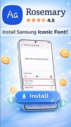 Samsung’s Iconic Rosemary Font 😍 | Install in 1 Minute!