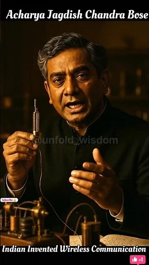 Indian, Who Invented Wireless Radio Technology | Jagadish Chandra Bose Story #india #facts